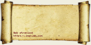 Maja Karamata vizit kartica